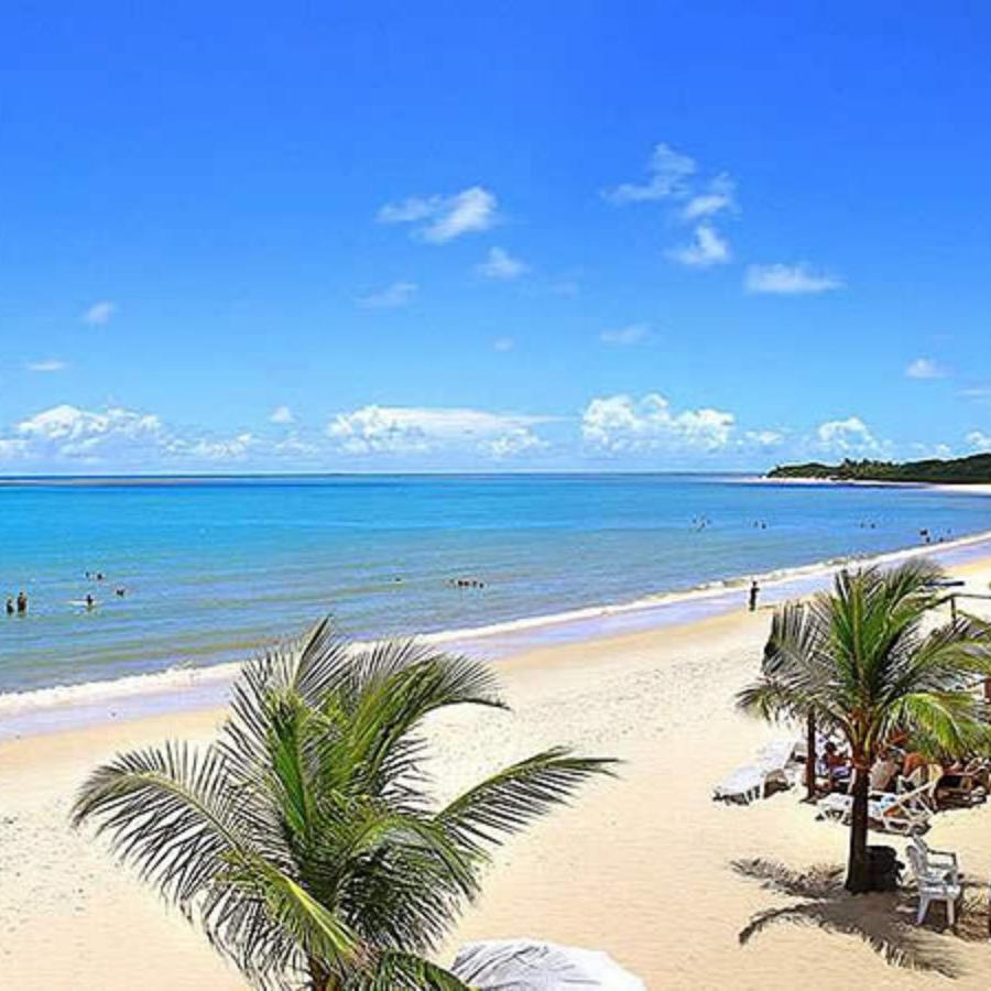 De Frente Pra Praia Apartamento Da Cris Taperapua - Condominio America Praia Flat Porto Seguro Esterno foto